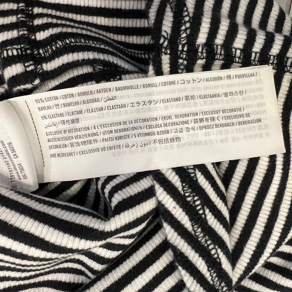 Abercrombie & Finch | Y2K Striped Thermal Ribbed Henley Long Sleeve Tee Size XS - Picture 5 of 7